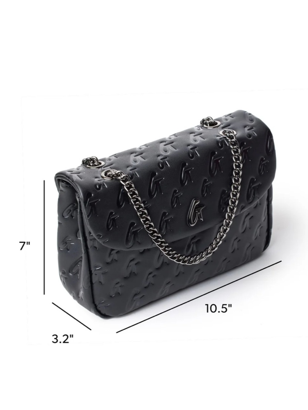 Glam-Aholic Lifestyle - MEDIUM MONOGRAM FLAP BAG - Picture 3 of 10